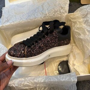Black + Multi color Alexander Mcqueen sneakers